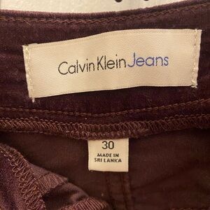 Calvin Klein Velvet Skirt